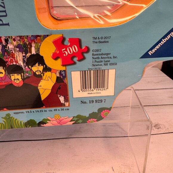 The Beatles Yellow Submarine Ravensburger Puzzle 500 Pc Shaped Tin Box 2017 - Picture 5 of 9